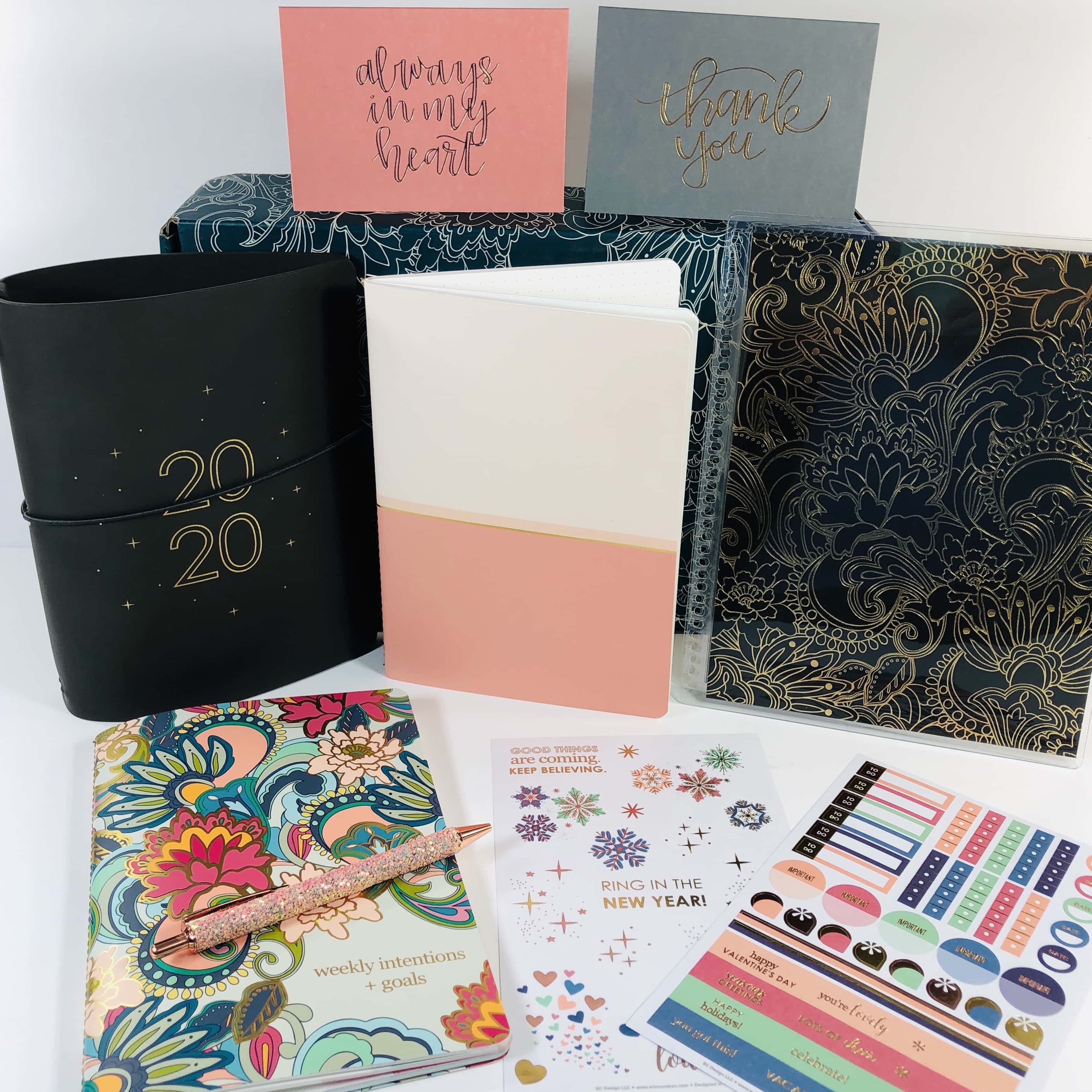 Erin Condren Seasonal Surprise Winter Subscription Box Review