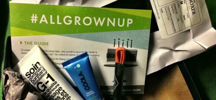 May Birchbox Man Review: All Grown Up