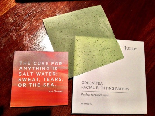 Julep Green Tea Blotting Papers