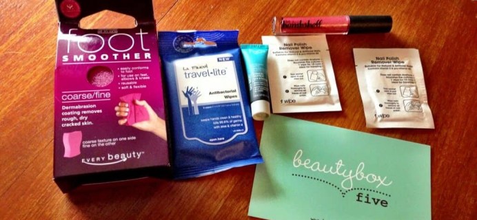 Beauty Box 5 Review – July 2013: A Sweet Deal!