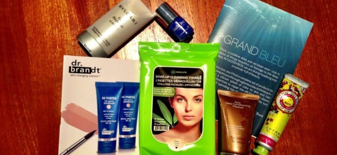 July GLOSSYBOX Review: Le Grand Bleu