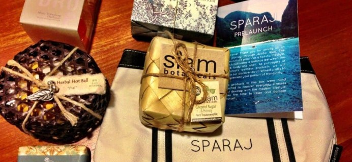September Sparaj Box Review & Giveaway – Spa Subscription Pre-Launch!