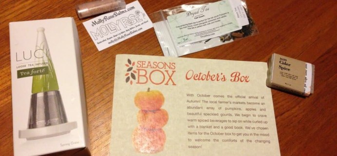 October Seasons Box Review