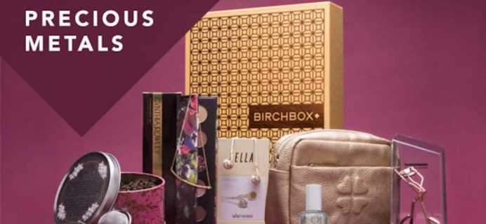 New Birchbox Limited Edition Precious Metals Box!!