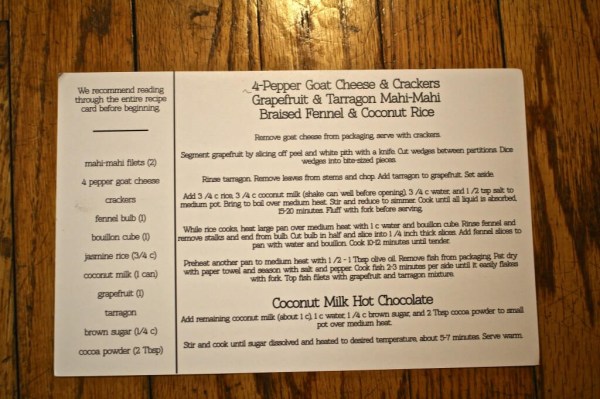 Recipe Card