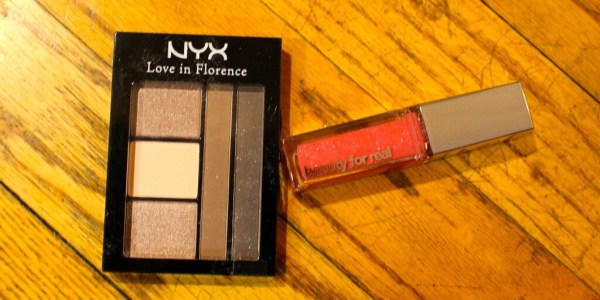 NYX Eyeshadow & Beauty for Real Lip Gloss
