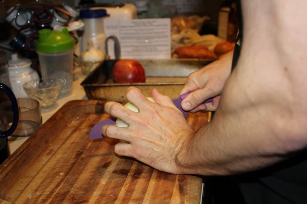 Gratuitous Shot of Husband Cooking