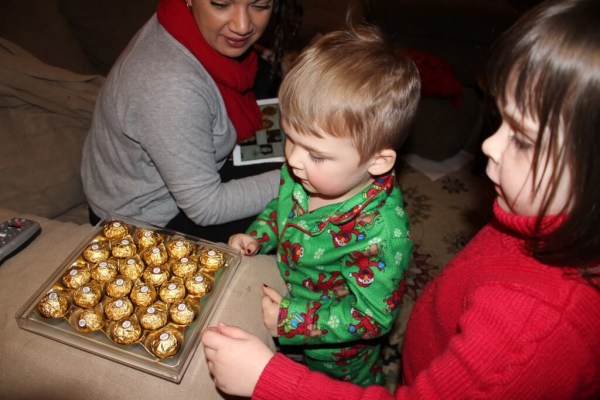 The kids could NOT wait!