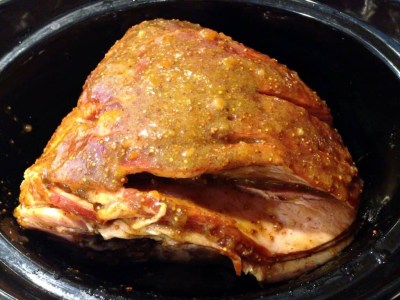 The eMeals recipe called for a tiny ham but I used a big one instead. Worked great!