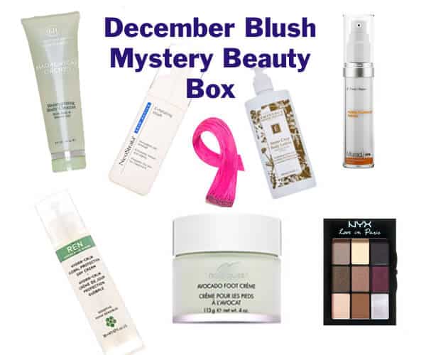 december blush mystery beauty box spoilers