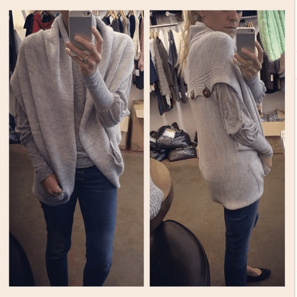 Golden Tote Cardigan