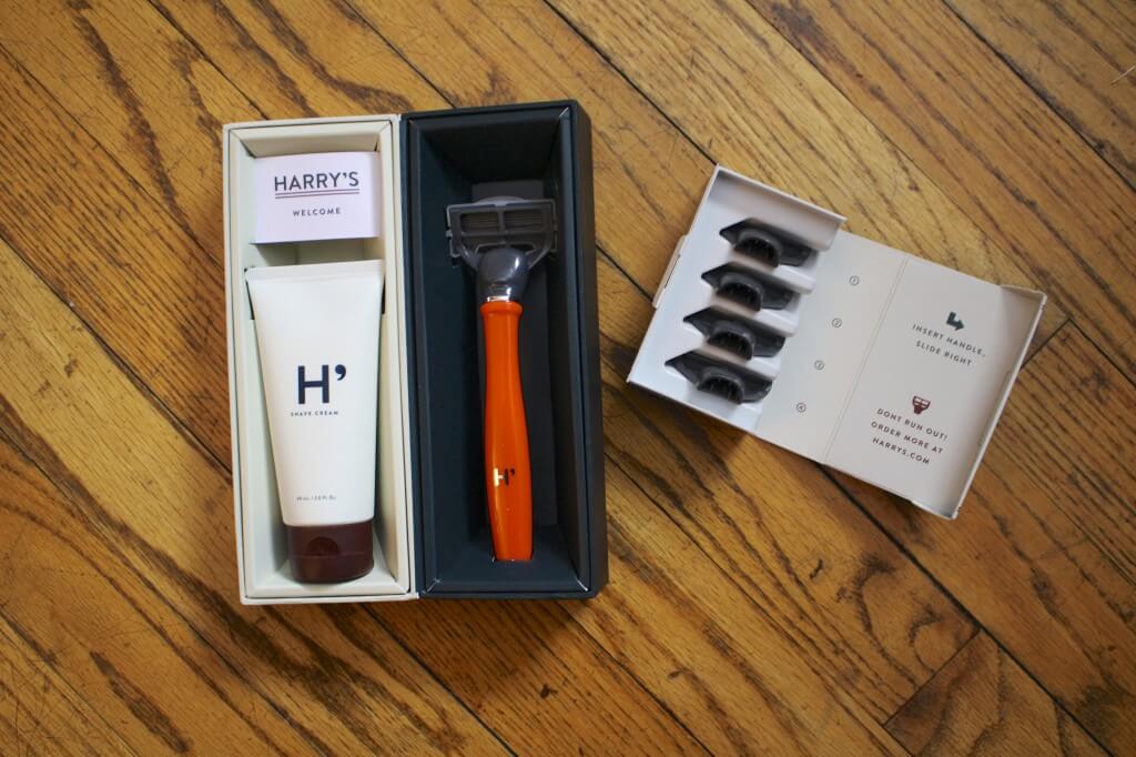 Harry's Blades Men's Shaving Subscription Box Review Hello Subscription