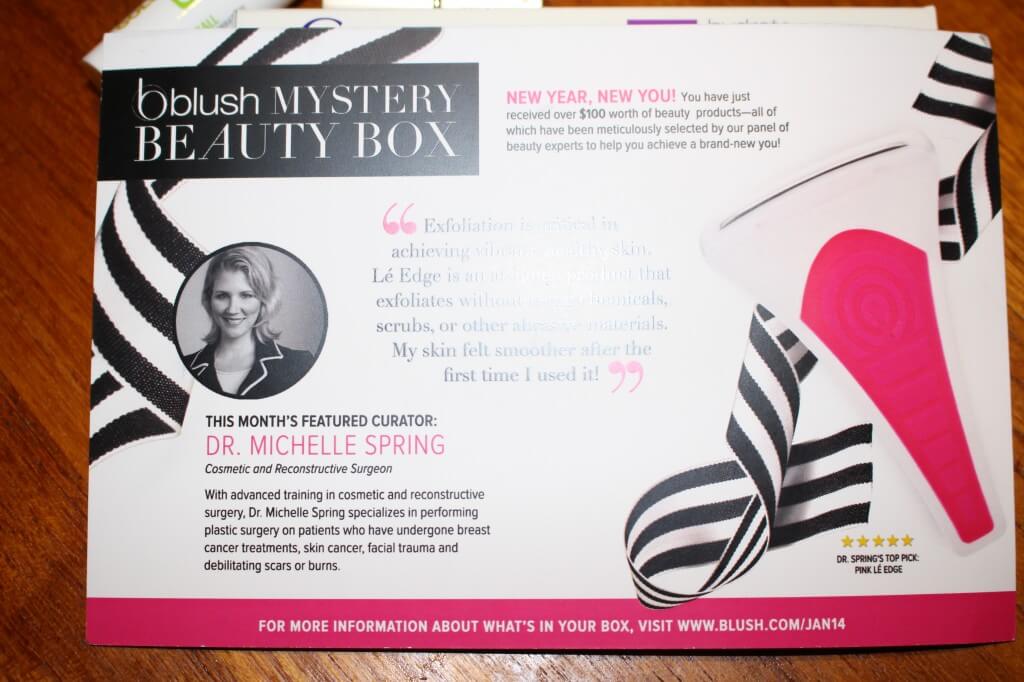 Blush Beauty Info Card