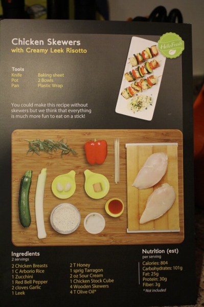 Chicken Skewers with Creamy Leek Risotto - Recipe