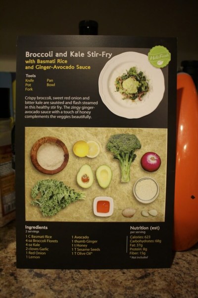 Broccoli and Kale Stir Fry with Rice and Ginger-Avocado Sauce - Recipe