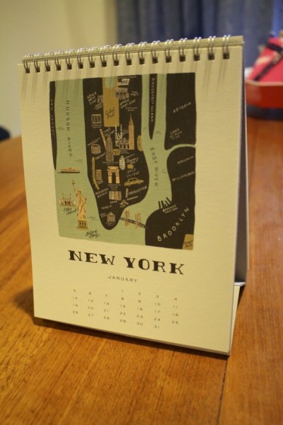 Rifle Paper Co. 2014 Flip Around the World Desk Calendar