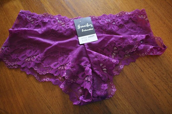 Purple Lace Boyshort