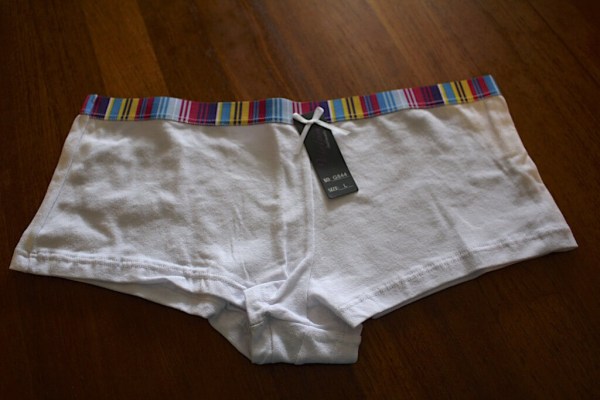 White Boyshort