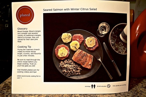 Seared Salmon with Winter Citrus Salad Recipe