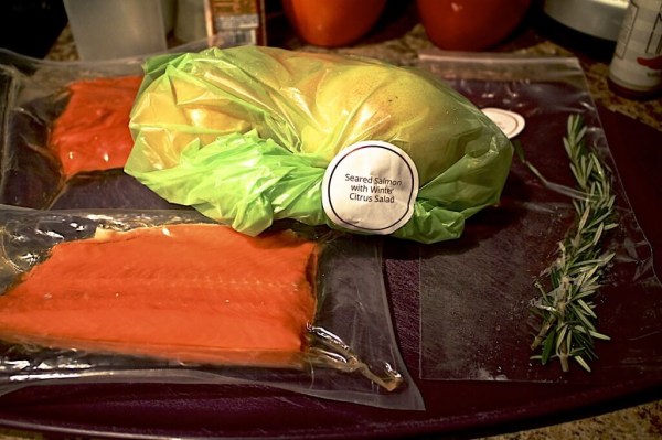 Seared Salmon with Winter Citrus Salad Ingredients