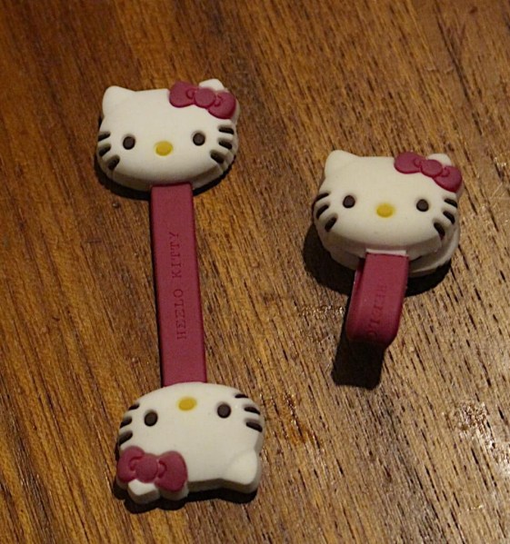 Hello Kitty Cord Clips