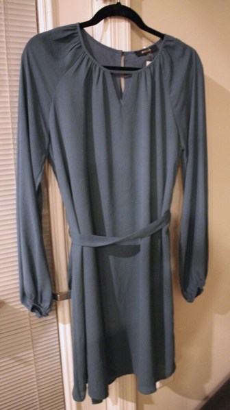 Kia Keyhole Bishop Sleeve Dress