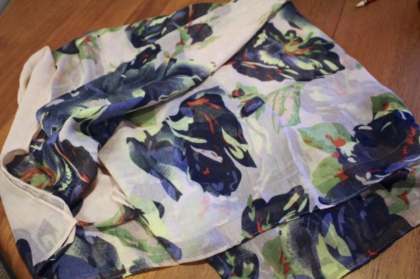 Floral Print Scarf