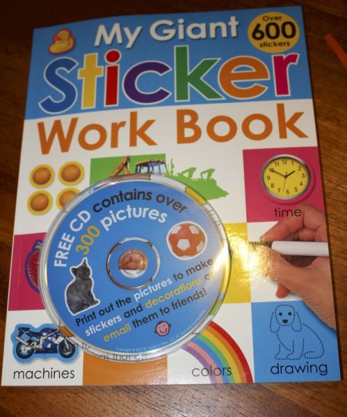 Priddy Books - My Giant Sticker Work Book