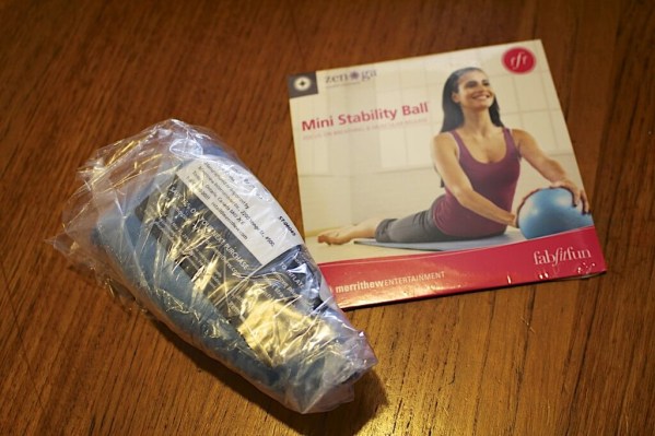 Merrithew Mini Stability Ball and DVD