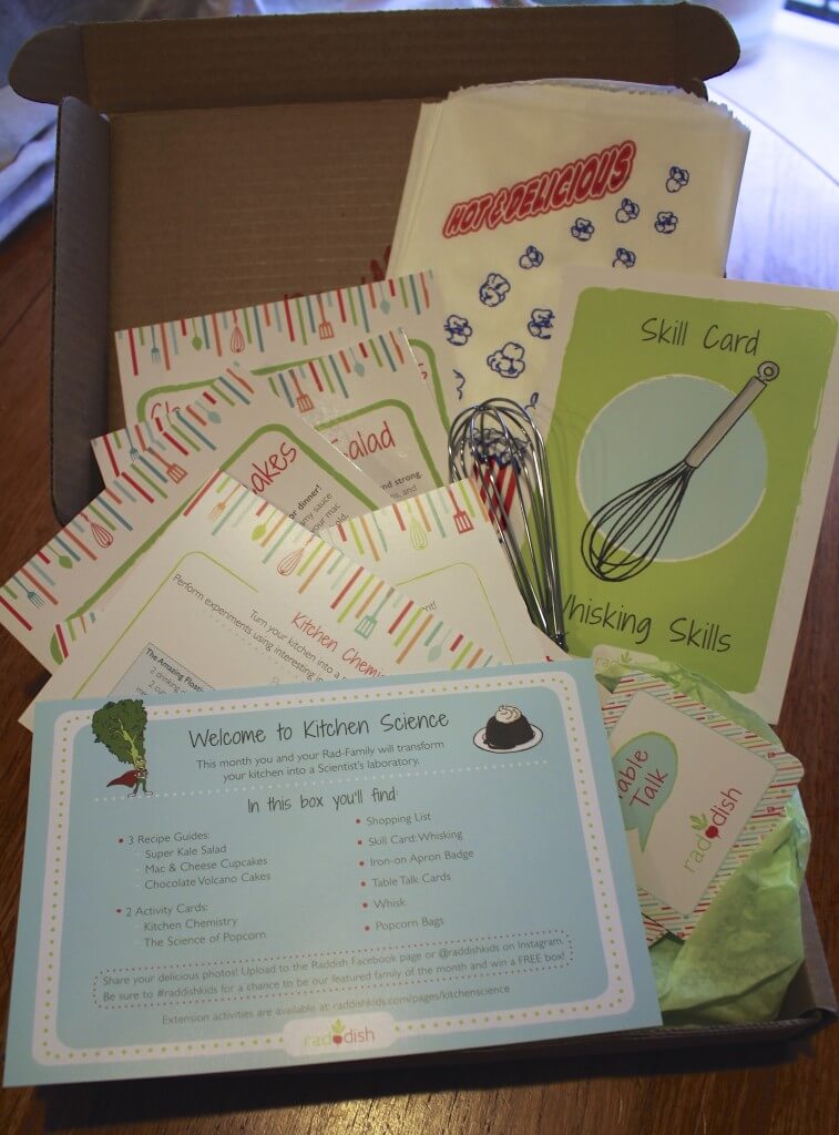 Raddish Kids Cooking Subscription Box Review March Kitchen Science 