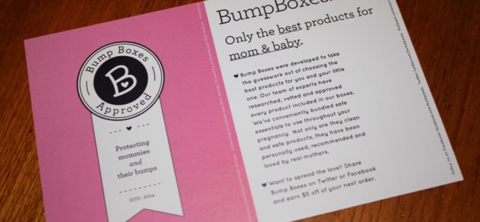 Bump Boxes Pregnancy Gift Box Review – Be Ready! Box
