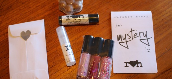 June 2014 Rainbow Honey Nail Polish Mystery Bag Review