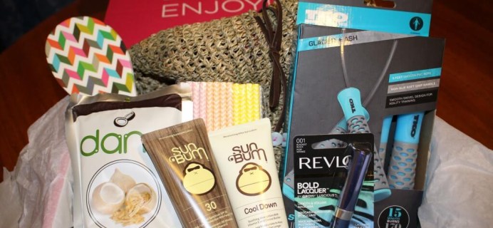 July 2014 Popsugar Must Have Box Review + Coupon Code + Giveaway! #musthavebox