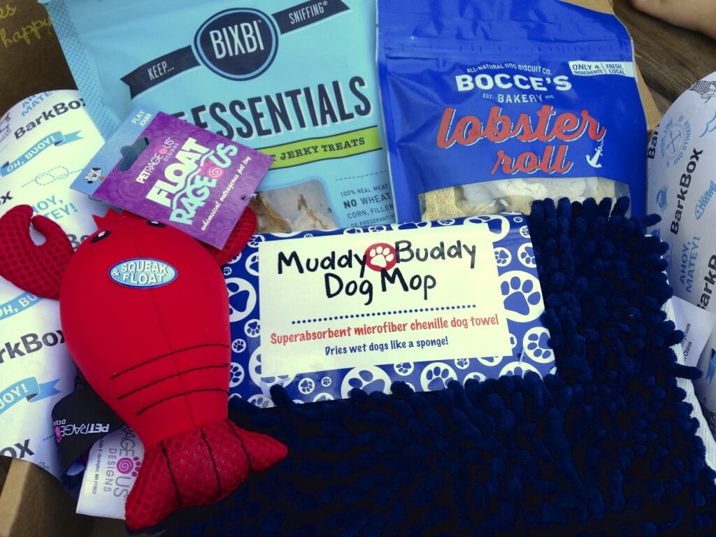 August 2014 Barkbox Review & Coupon Dog Subscription Box Hello