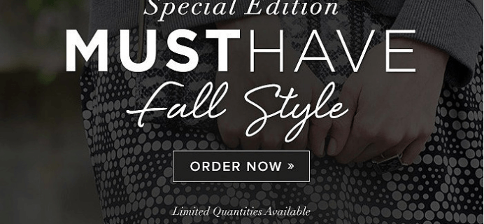 Popsugar Must Have Box Fall Style Box Special Edition 2014 Spoiler “Inspiration” Photo!
