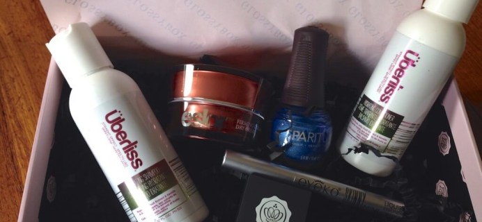 August 2014 Glossybox Review + Coupon + Harper’s Bazaar GlossyBox Spoilers!