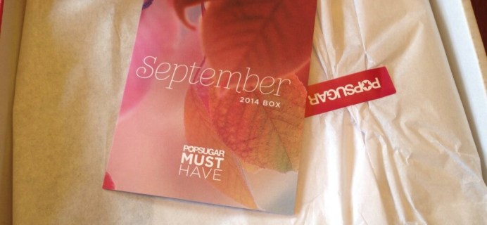 September 2014 Popsugar Must Have Box Review + $10 Coupon Code + Sale + NEW Gift Boxes! #musthavebox