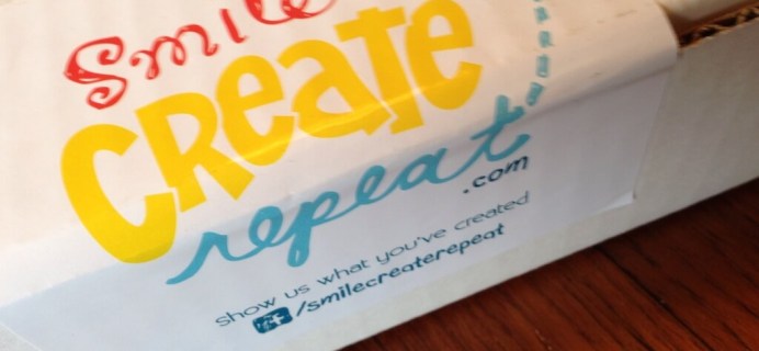 Smile, Create, Repeat Review – New Art Subscription Box! – October 2014