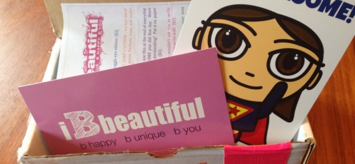 October 2014 iBbeautiful Teen & Tween Subscription Box Review