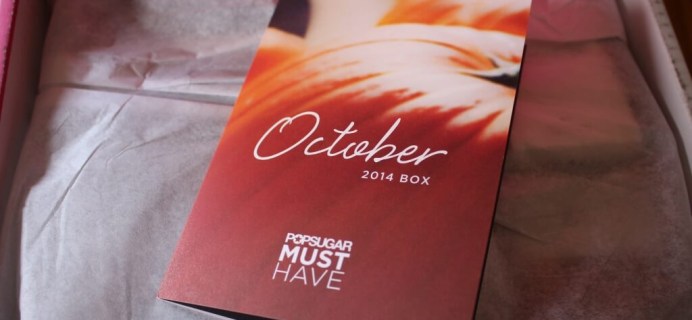 October 2014 Popsugar Must Have Box Review + $10 & GWP Coupon Code #musthavebox