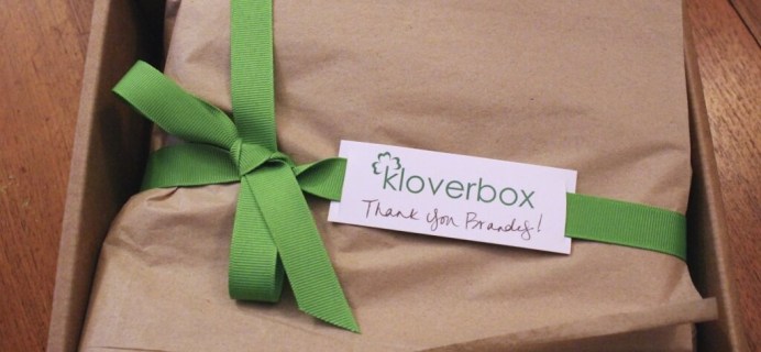 November 2014 #KloverBox Review – Green & Eco-Friendly Subscription Box