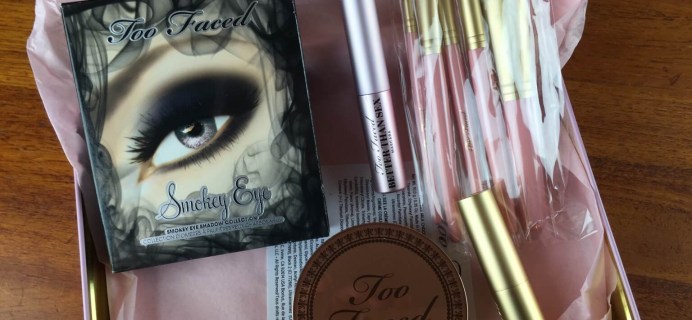 Too Faced Beauty 2014 Cyber Monday Mystery Box Mini Review