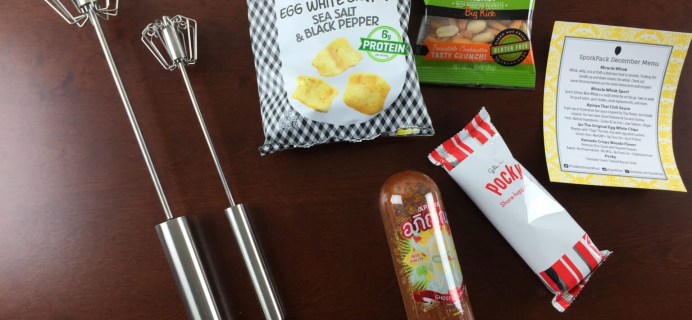 December 2014 Spork Pack Review + Coupon – Food & Kitchen Gadgets Box!
