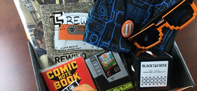 January 2015 Loot Crate Review + Promo Code #lootcrate