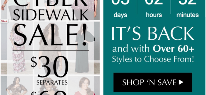 Kiyonna Clothing Semi-Annual Cyber Sidewalk Sale!