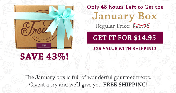 Free Shipping on January Treatsie Box Coupon – Ends Tuesday!