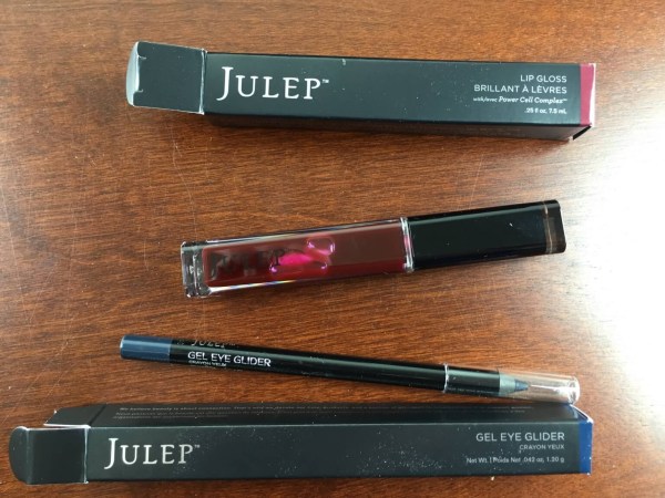 Julep Cupid's Mystery Clutch Review gloss eyeliner