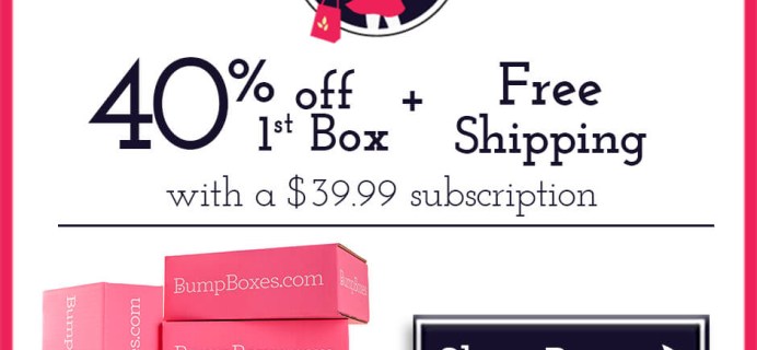 BumpBoxes Coupon: Save 40% off Maternity Subscription Box