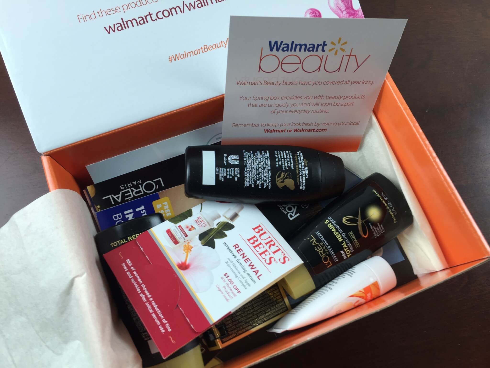 March 2015 Walmart Beauty Box Review - hello subscription