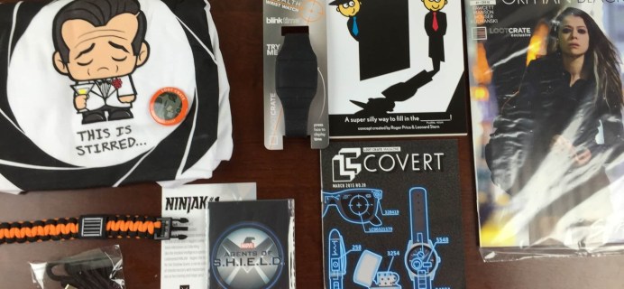 March 2015 Loot Crate Review + Coupon Code #lootcrate